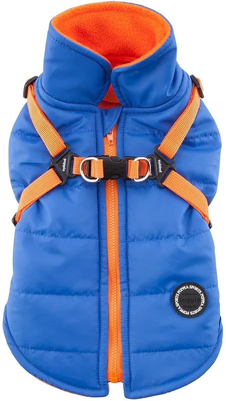 Puppia Authentic Mountaineer II Winter Vest - Small Royal Blue