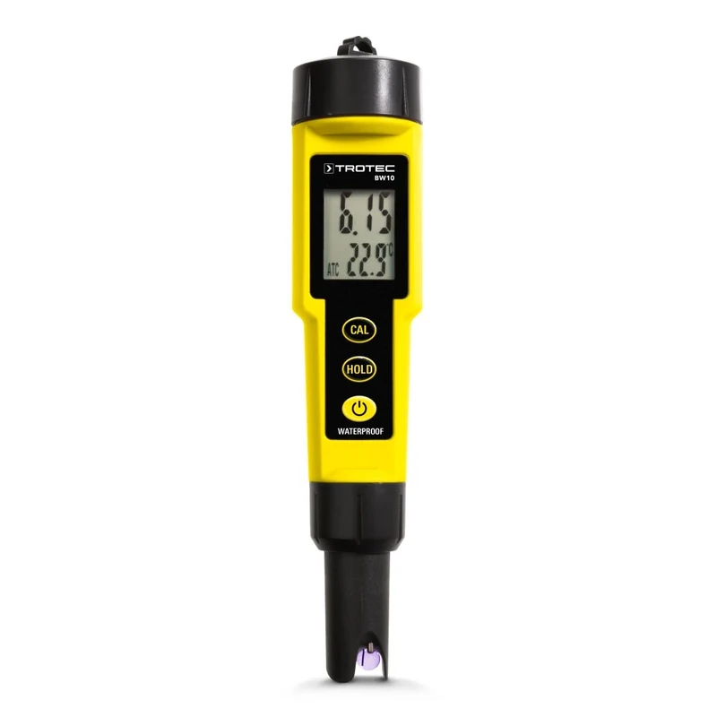 TROTEC BW10 pH Meter - Part No: 3510205810 - pH Meter - 1 Unit - Material: PLA (Polylactic Acid), PE (Polyethylene)