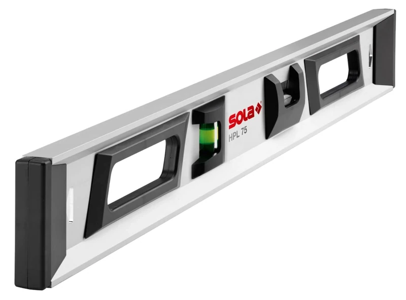 Sola 1711001"HPL 75" Precision Spirit Level, Grey/Black, 75 cm