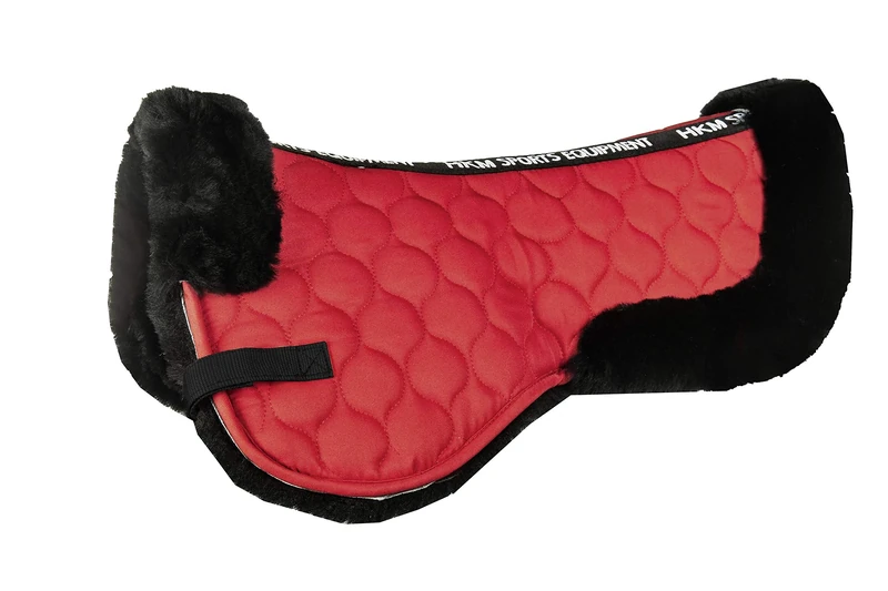 HKM Sattelkissen Equestrian Saddles Rot/Schwarz One Size