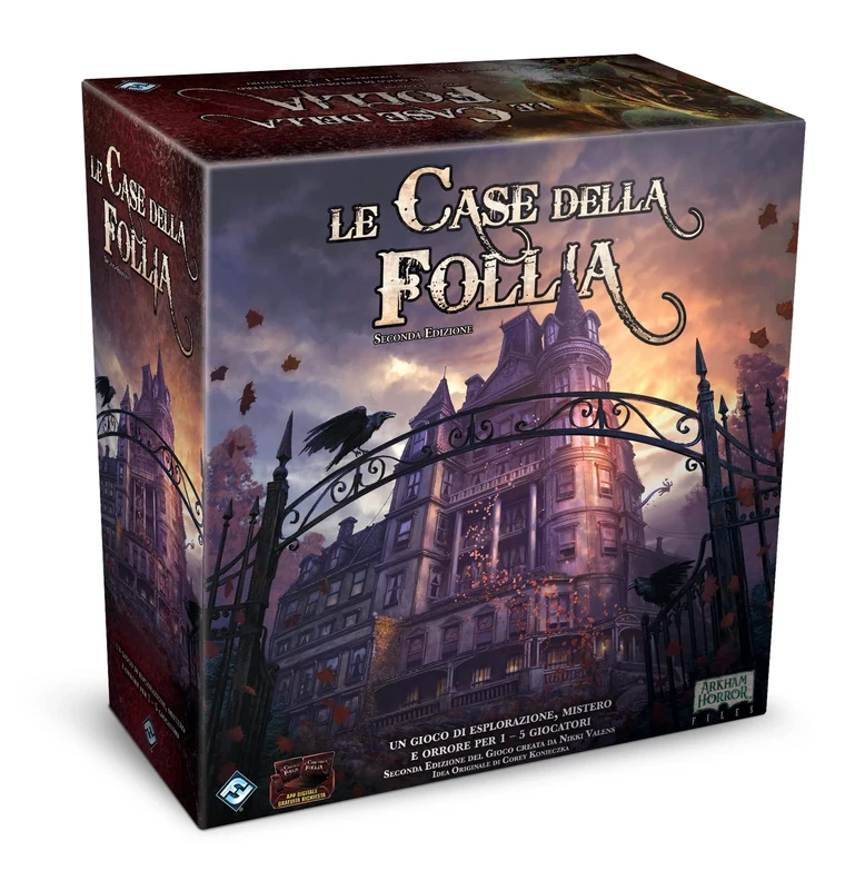 Asmodee: Le Case della Madness Board Game with App, 1-5 Players, 14+ Years, Italian Edition