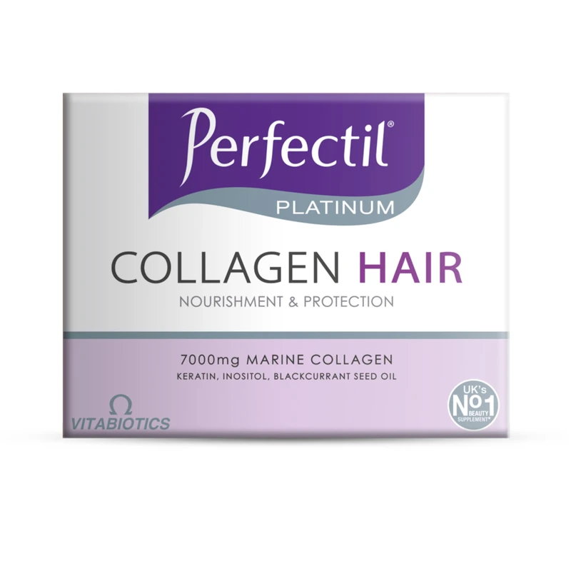 Perfectil Platinum Collagen Drink Supplement for Women Hair - 10 x 50 ml vials - Image 1