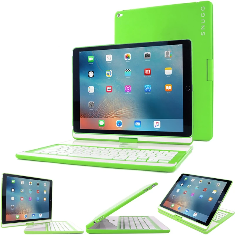 SNUGG iPad Pro 12.9" (2017/2015) 360° Keyboard, Green