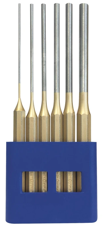 ATM 425260D - Juego 6 botadores cilíndricos Extra Largos Serie Dorada