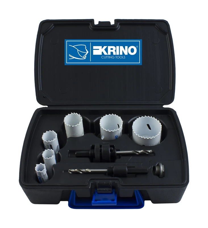 KRINO 21013202 K Cobalt Bi-Metal Holesaw, Set of 9, Steel