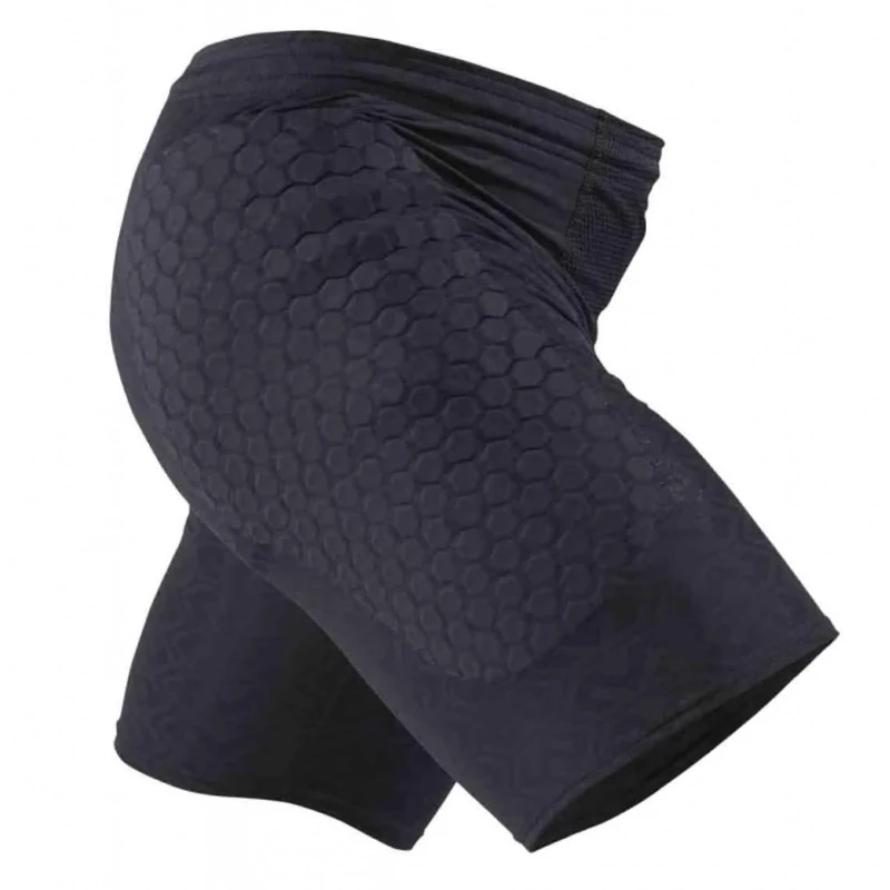 McDavid Men's Hex Sliding Compression Short, Black, S