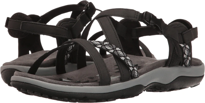 Skechers Women's Reggae Slim - Vacay-40955 Sling Back Sandals, Black Black Blk, 6 UK