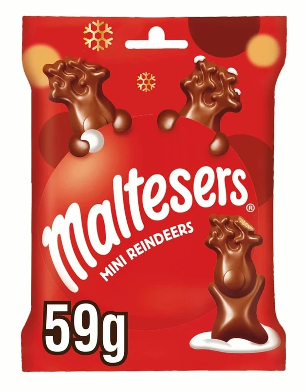 Maltesers Reindeer Chocolate Christmas Small Sharing 59g
