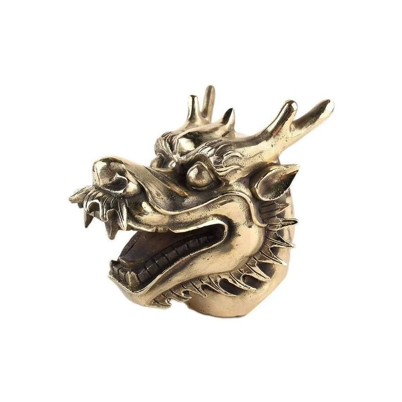 Large Antique Dragon Head
