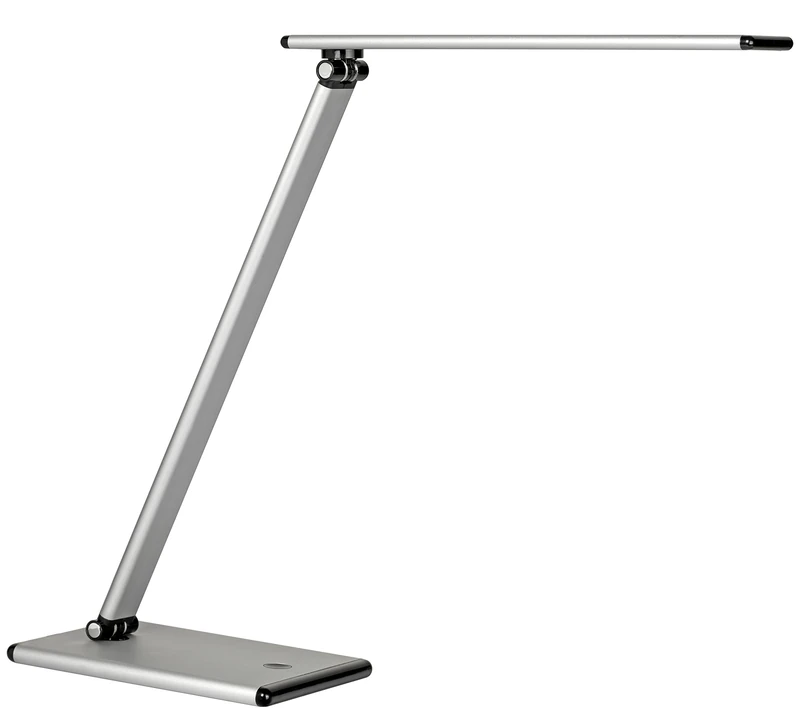 Unilux Terra LED Desk Lamp, Dimmable 4 Levels of White, Optimal Visual Comfort, Swivel and Tilt Arms and Head, Recyclable Aluminium, Mordern Design