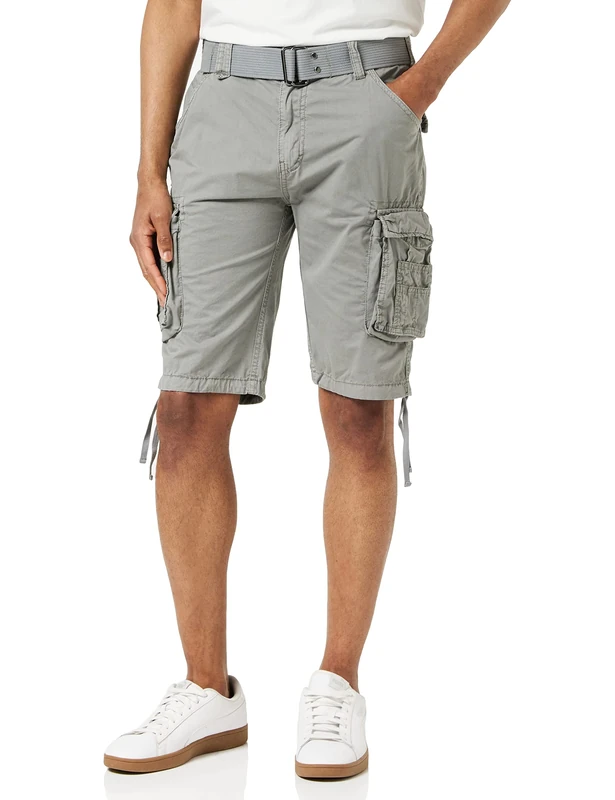 Schott NYC Men's Trranger30 Swim Shorts Not Applicable, Grey (Grey Grey), W30 (Manufacturer Size: 30) - Image 1