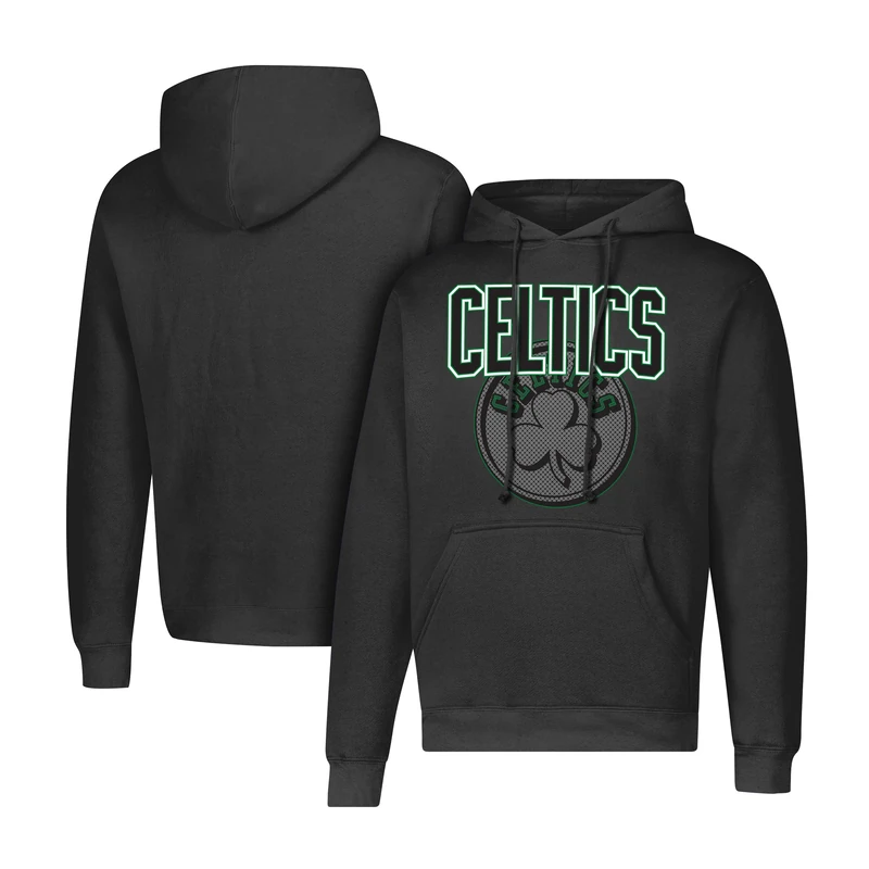 Ultra Game NBA Men's Fleece Hoodie Pullover Sweatshirt Primo Metallic