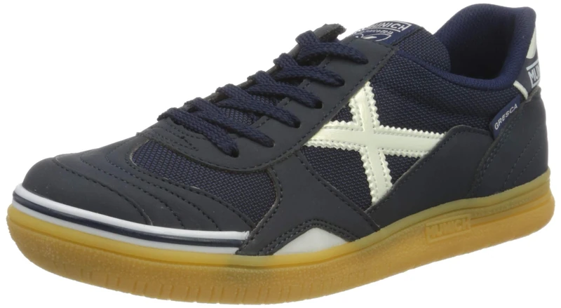 Munich Unisex Adult Gresca Low-Top Sneakers, Navy blue, 6.5 UK
