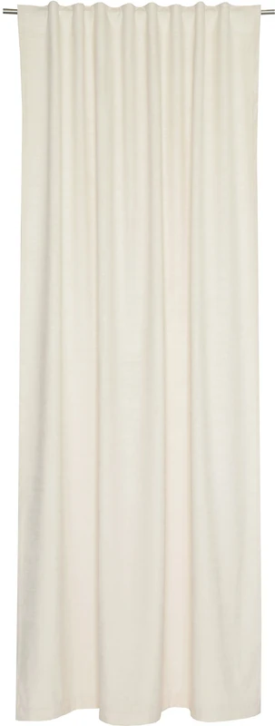 Schöner Wohnen 100 Percent Polyester Curtain with Hidden Loops, natural, 250 x 140 cm