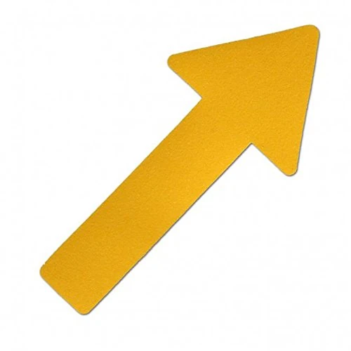 DMD Direct 14.127.114 m2 Anti-Slip Tape Floor Sign General Purpose Arrow, Yellow - Image 1