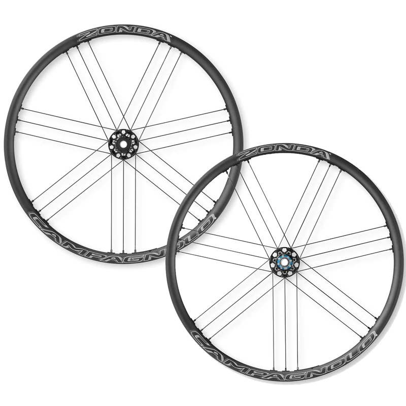 Campagnolo Zonda C17 Bolt-Thru AFS Disc Brake Wheelset, Black, Shimano/SRAM Freehub