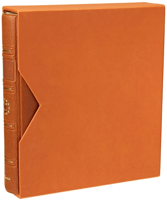 Album of Coins Taupe 4 Rings Euro Bank Note Counter with Cajetinetin Marron