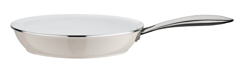 GSW Stahlwaren GmbH Fry Pan, White, 28 x 5 cm, 2.7 Litre