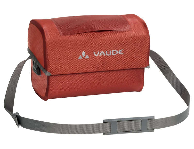 VAUDE Aqua Box Handlebar Bag - PVC-Free Tarpaulin Bike Bag with 6 Litre Storage Volume - Use as a Handlebar Bag or Travelbag with Removable Shoulder Strap