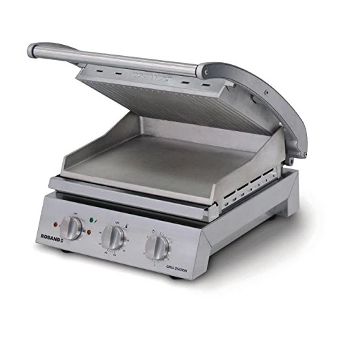 Roband GK946 Contact Grill 8 Slice Ribbed Top Plate, 2990W