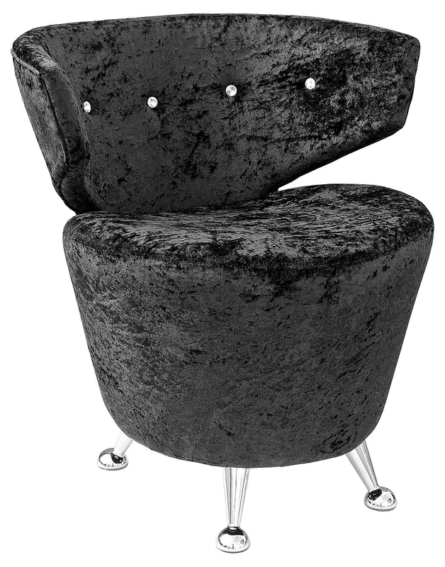 Febland Cordia Leisure Chair, Fabric, Black - Image 1