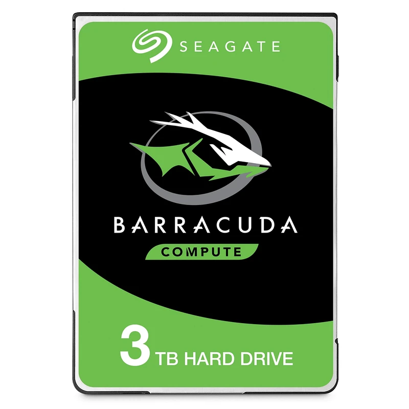 Seagate BarraCuda 3 TB Internal Hard Drive HDD – 2.5 Inch SATA 6 Gb/s 5400 RPM 128 MB Cache for Computer Desktop PC (ST3000LM024)