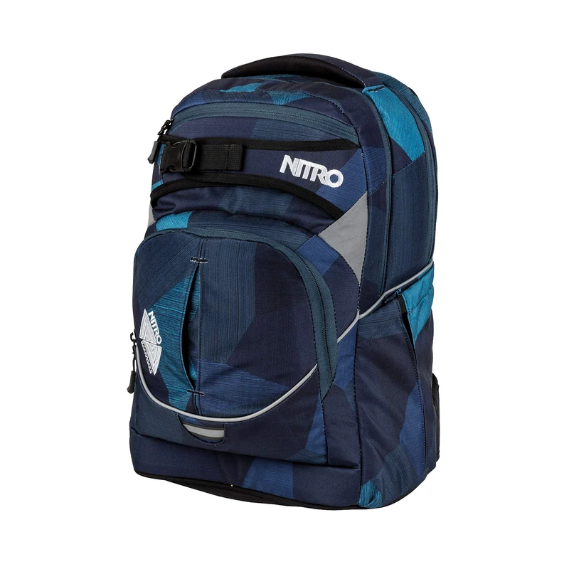 Nitro Superhero Schulrucksack, Rucksack, abnehmbarer Hüftgurt, robuste Bodenplatte, Thermotasche, 30 L