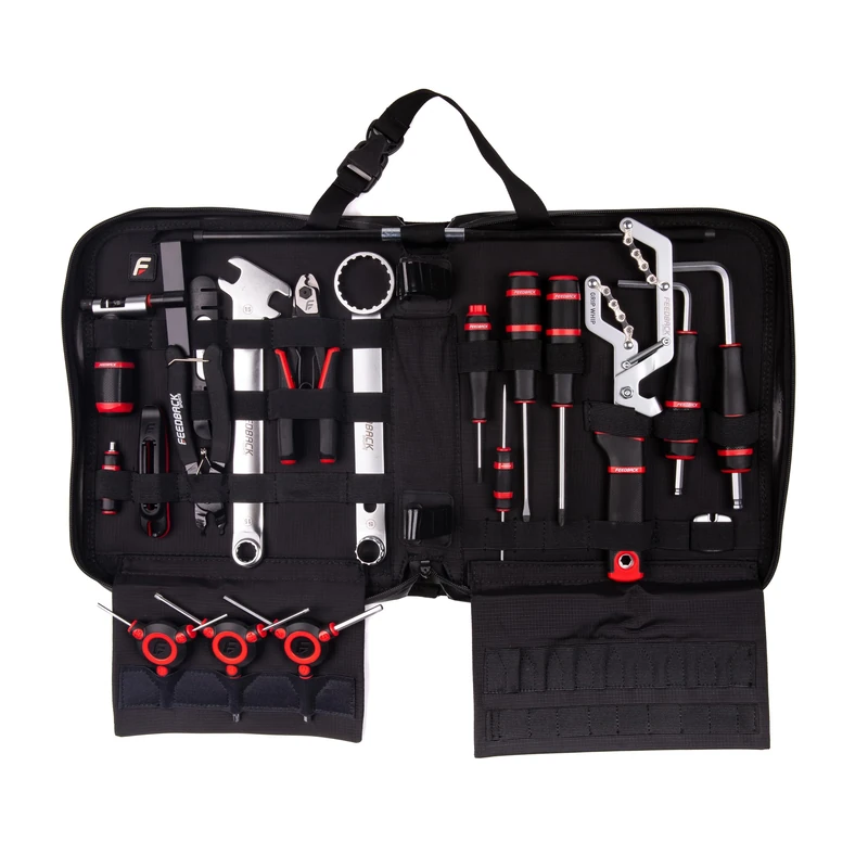Feedback Sports | Bike Tools and Accessories | Team Edition Tool Kit | Cycle Repair Equipment Tool Box Bag Organiser | One Size