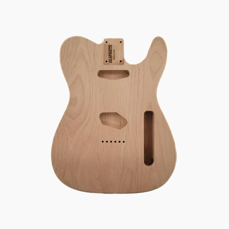 'Allparts TBO"Alder Body Unfinished and Small Parts for Electric Guitar