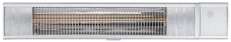 Enders Madeira patio heater, wall heater, 10.5 x 63 x 8 cm, silver/aluminium