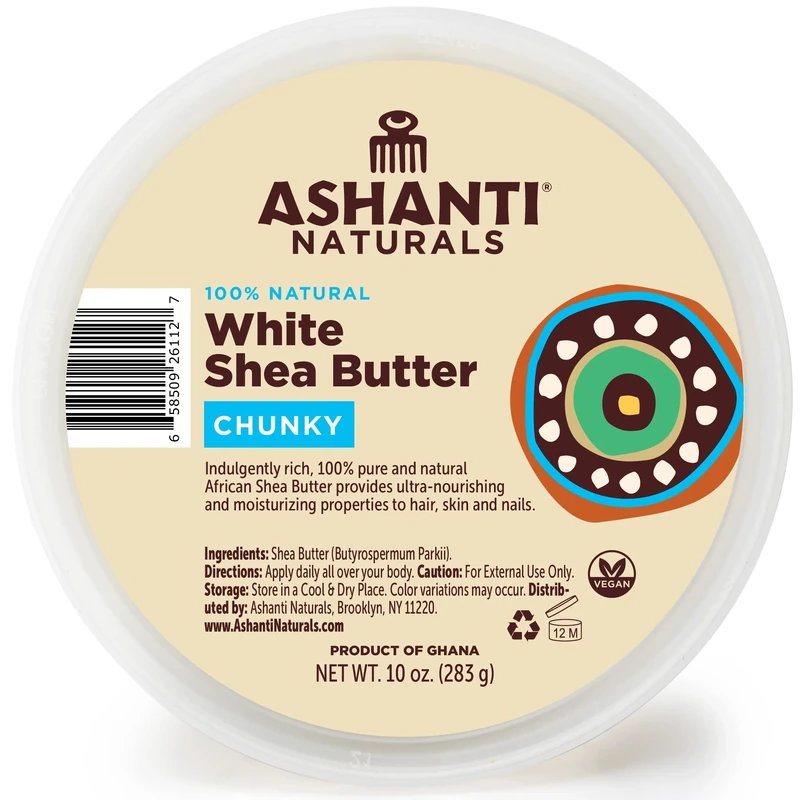 Ashanti Naturals Chunky100% African Shea Butter - 300ml