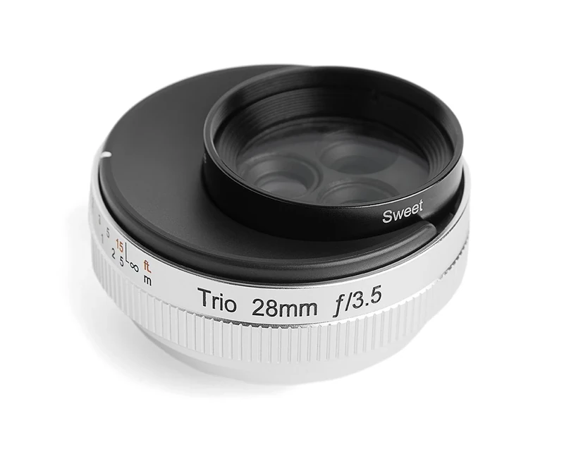 Lensbaby - Trio 28 - for Fuji X - Designed exclusively for mirrorless cameras - Lightweight and compact - Ultimate tool for creative photographers