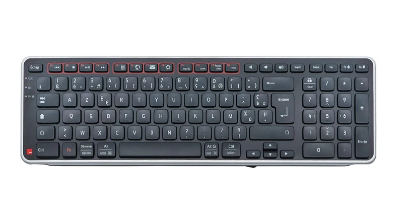 Contour Design Balance ąžerty Bluetooth French Keyboard – Keyboard (French, Wireless, Bluetooth, Universal, ąžerty Black, Universal) - Image 1