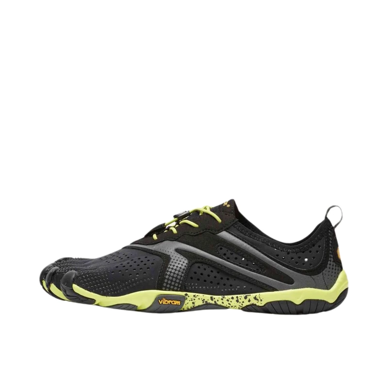 Vibram FiveFingers Men’s V-Run Low-Top Sneakers,Purple (Black / Yellow),6.5-7 UK(39 EU)