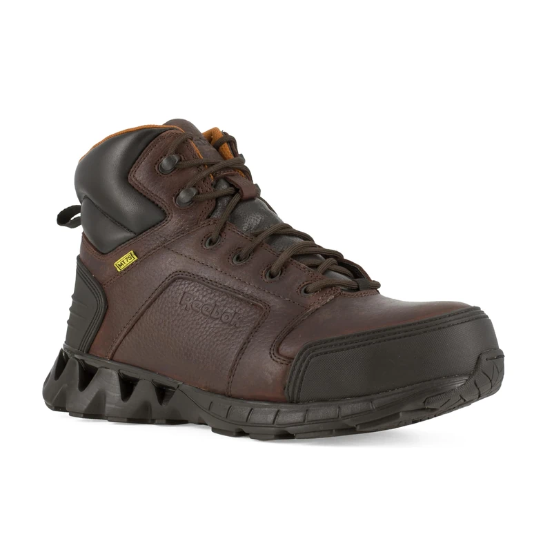 Reebok Work Men's Zigkick Work RB7605 Industrial and Construction Shoe, Brown, 9.5 M US - Image 1