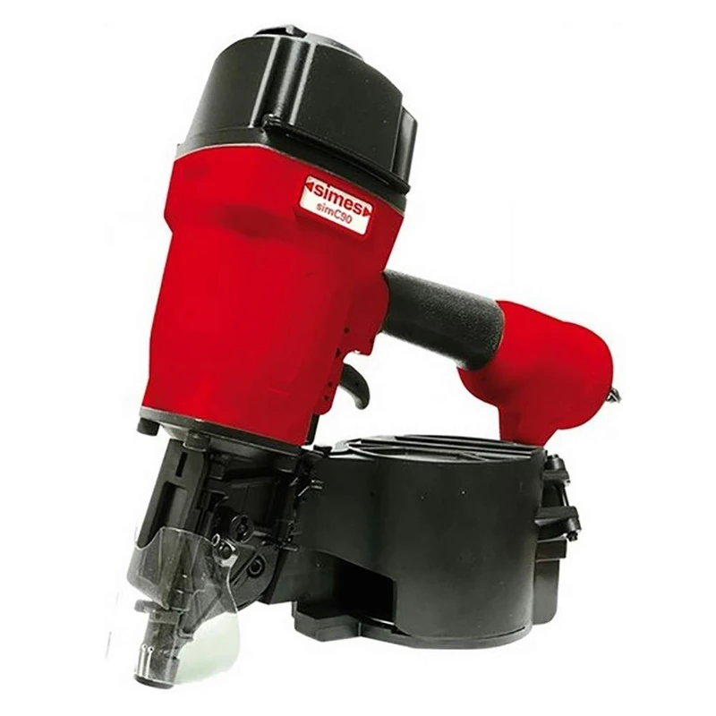 Simes 1205290 Pneumatic Nailer Simc90 Coil Roll Coil 38-90 mm, Red and Black
