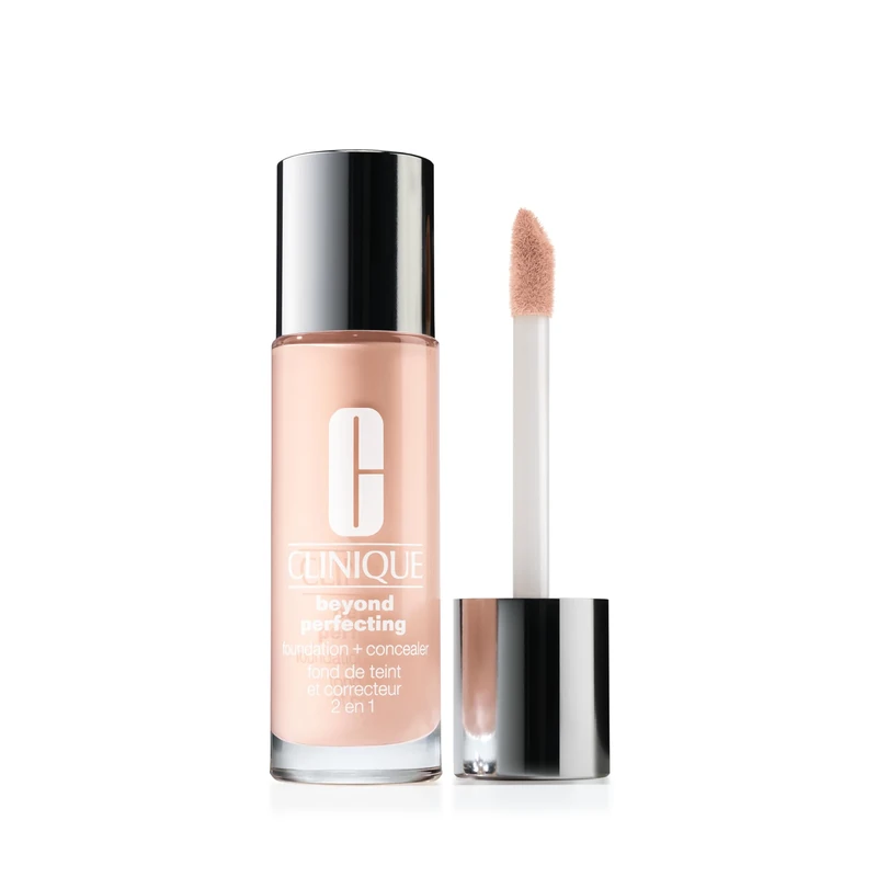 Clinique Beyond Perfecting Liquid Lightweight Full-Coverage Foundation + Concealer For Dry Combination To Oily Skin Types