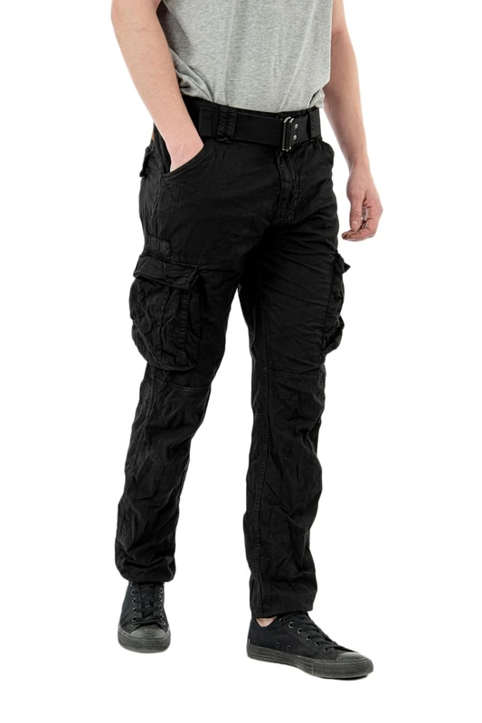 Schott NYC Homme Trranger70 Pants, Noir, 29 EU - Image 1