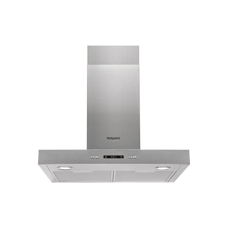 Hotpoint 60cm Slimline Chimney Cooker Hood - Stainless Steel