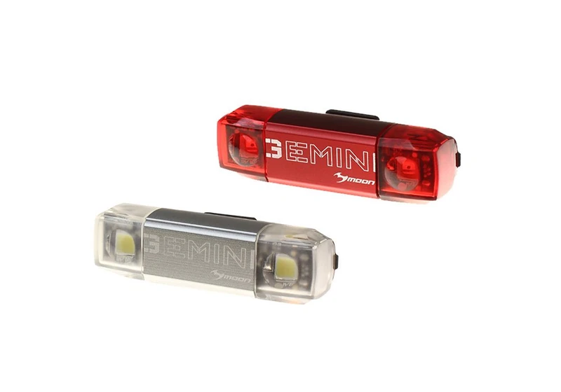 Moon - Gemini Front and Rear Rechargeable Bike Light Set