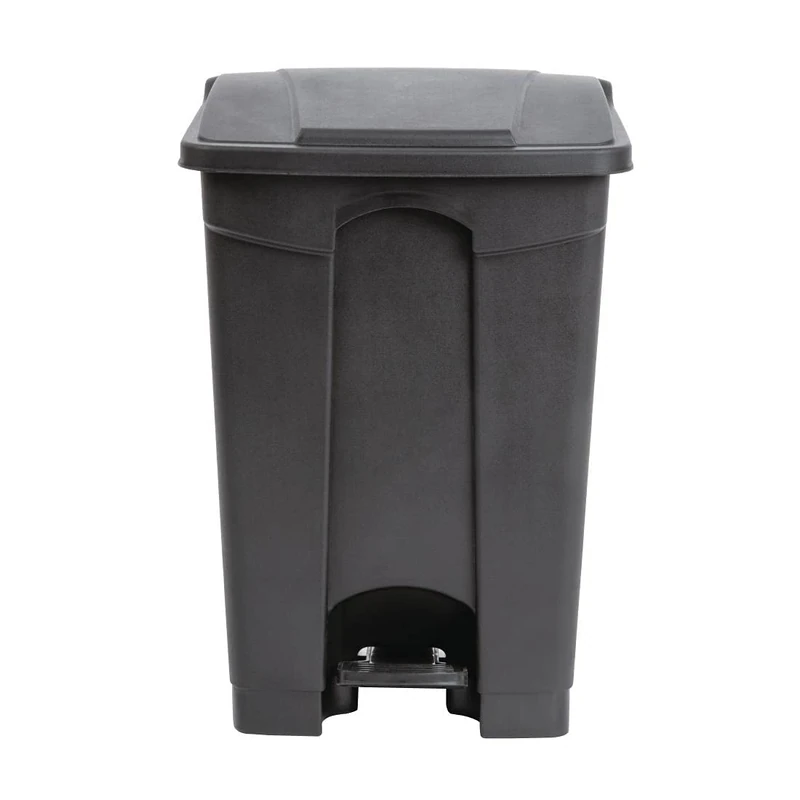 Jantex Kitchen Pedal Bin 45 Litre, Black, Material: Polypropylene, Size: 60(H) x40.5(W) x39.5(D) cm, Tight-Fitting Lid Contains Odours, Hands-Free Lid with Pedal Lift, CW722