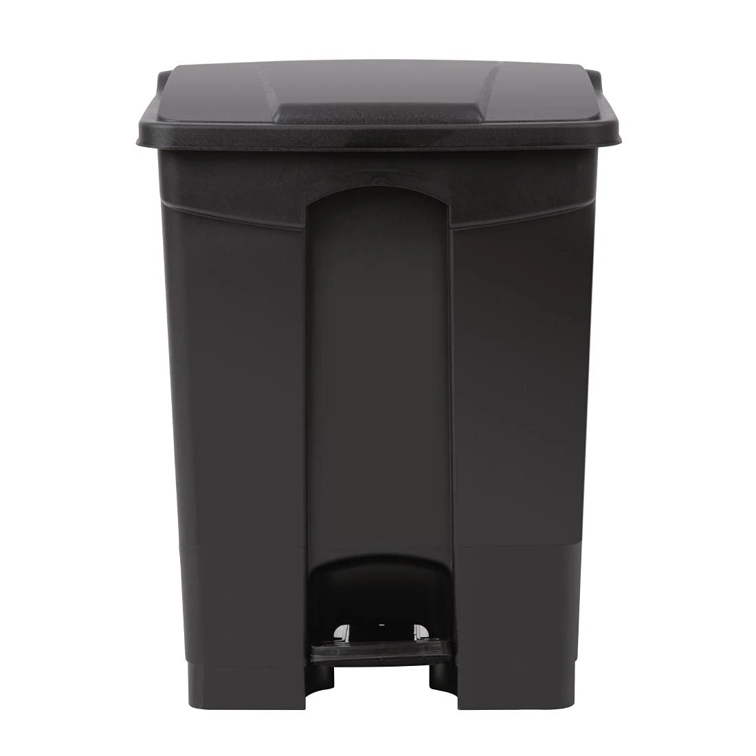 Jantex CW723 Kitchen Pedal Waste Bin Black Tight Lid 65ltr Durable Polypropylene