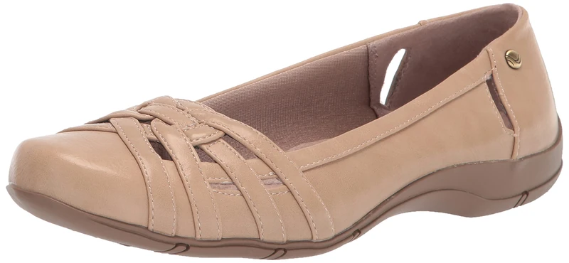 LifeStride Women's Diverse Flat, Tender Taupe, 9 UK