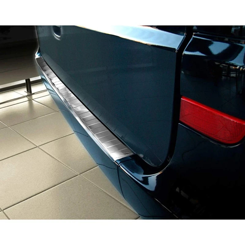 Avisa Stainless Steel Rear bumper protector compatible with Mercedes Vito / Viano 2003-2014 'Ribs'