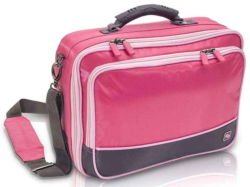 Elite Bags Pink Community Home Care Nursing Briefcase