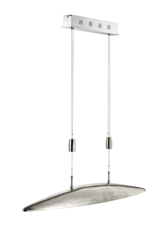 SHINE A + +, Suspension, Metal, Nickel Antik/Nickel Matt, 105 x 12 x 105 cm 230volts - Image 1