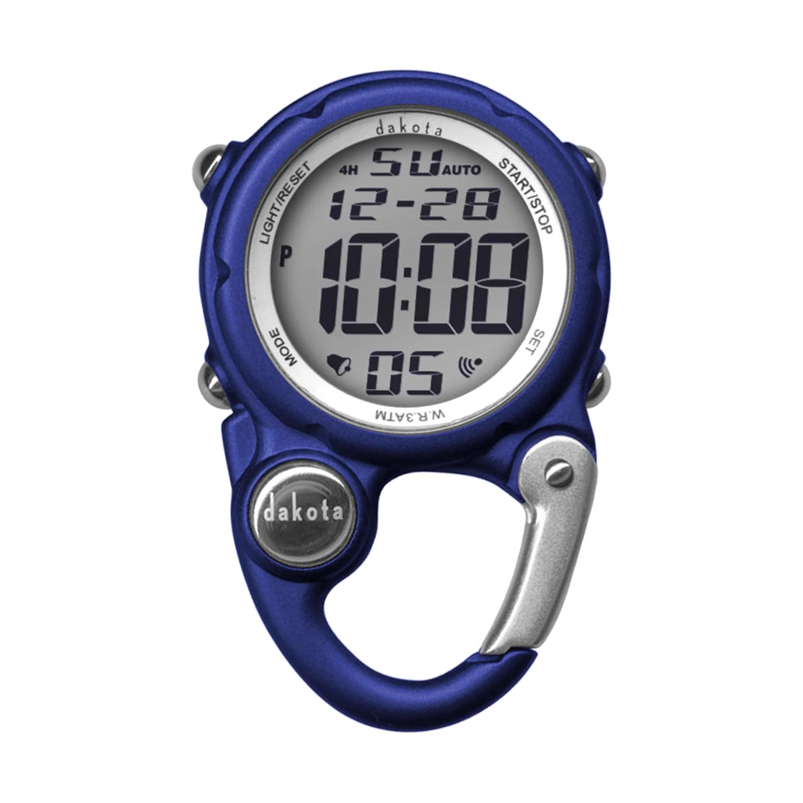 Dakota Watch Co 4014379-SSI Dakota Digital Clip Mini Watch - Water Resistant - Blue - multi, N/A