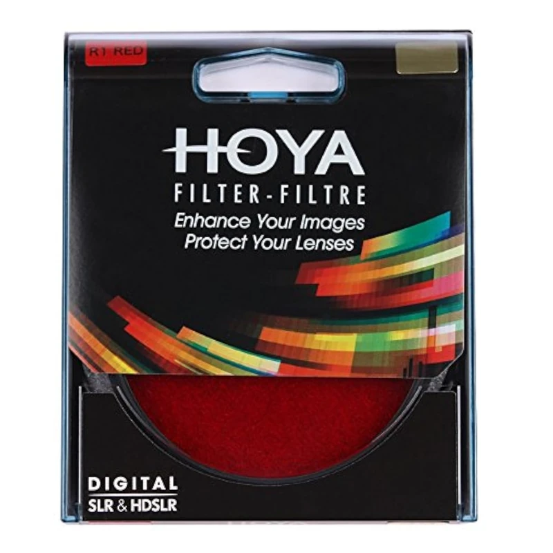 Hoya 49 mm HMC R1 Round Filter - Red - Image 1