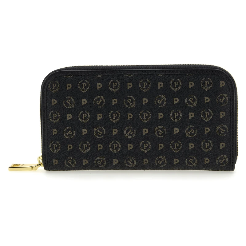 Pollini Heritage Zip Around Logo Classic Wallet