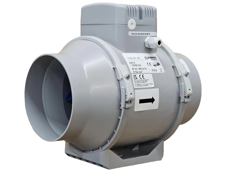 Blauberg UK TURBO FANS (5" / 125 mm - Standard)